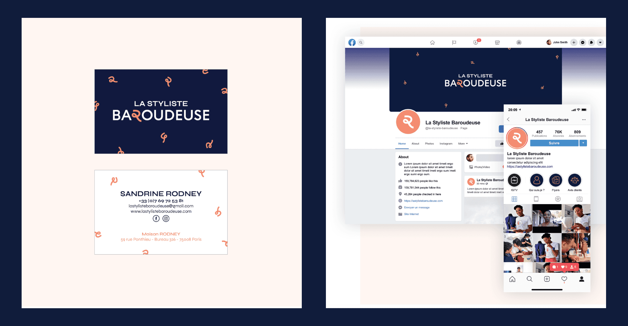 Projet La styliste Baroudeuse